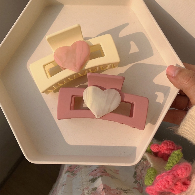 Kẹp Tóc Hình Trái Tim Phong Cách Mới 2022