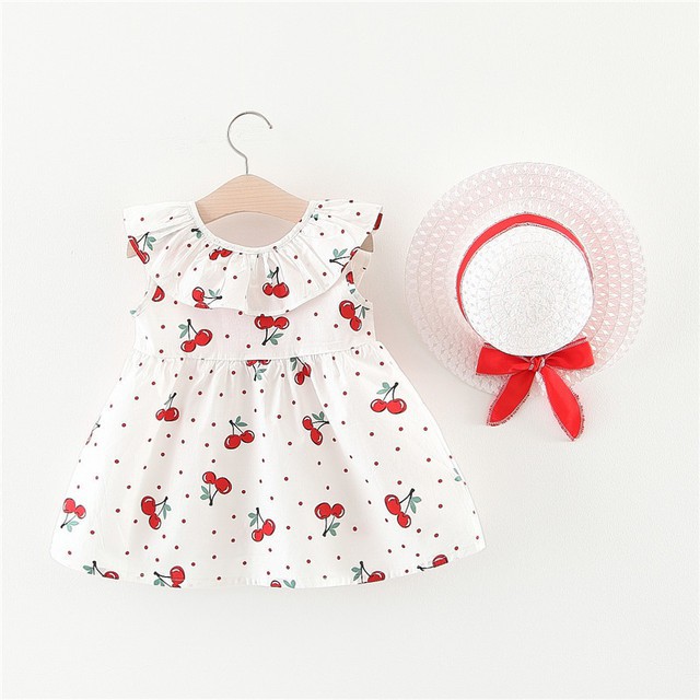 Đầm Công Chúa Không Tay Thời Trang Mùa Hè Dành Cho Bé Gái