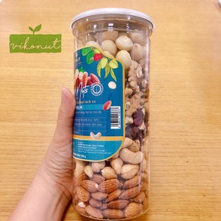 Mix hạt 5 loại nhân Macca, Óc chó đỏ, Hạnh nhân, Hạt điều, Óc chó vàng [500g]