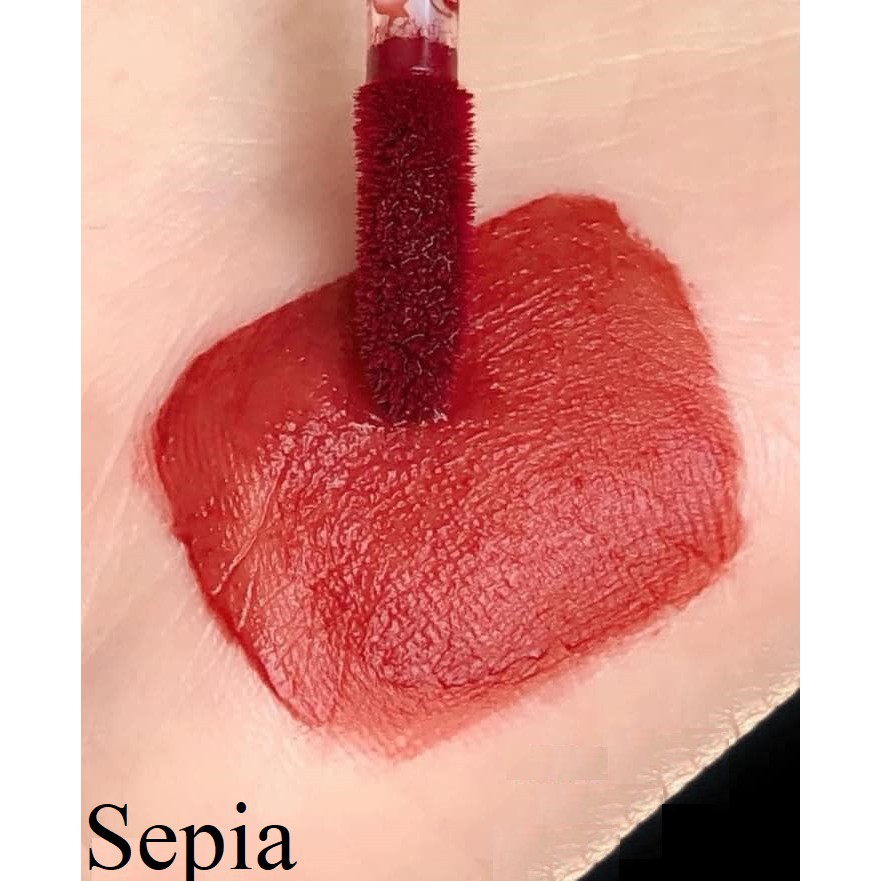 Son 3CE blur water tint màu đỏ nâu gạch