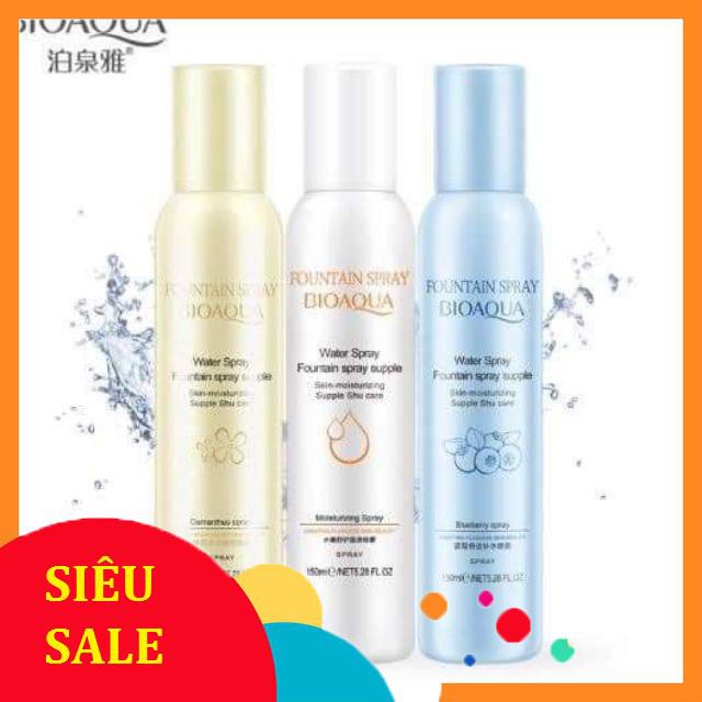 Xịt khoáng giữ ẩm , chống nắng BioAqua dung tích 150ml