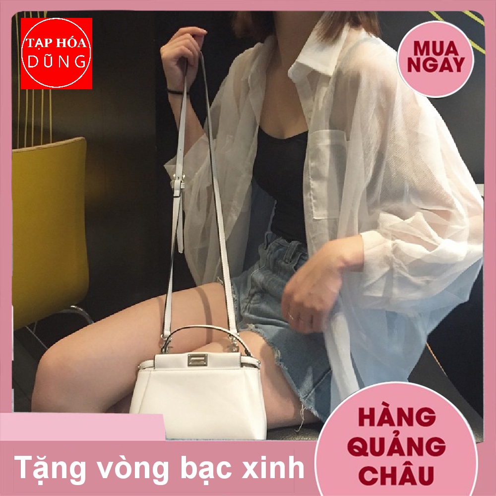 Áo sơ mi nữ mỏng mát dài tay hè thu M554264