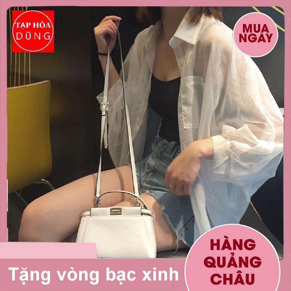 Áo sơ mi nữ mỏng mát dài tay hè thu M554264
