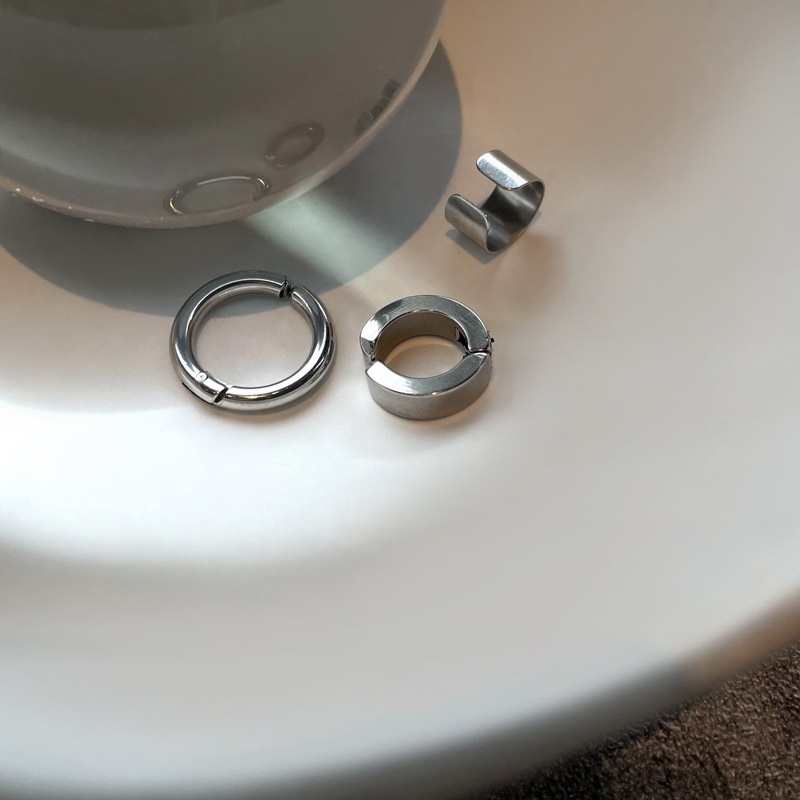 Bộ khuyên kẹp tai 19A1224 đơn giản phong cách hip hop đường phố cá tính cho nam và nữ