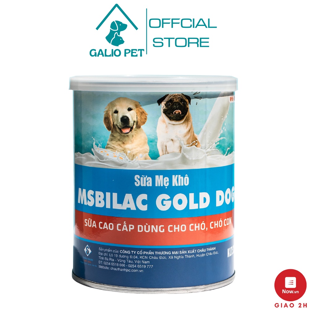 Sữa Mẹ Khô Cho Chó  Msbilac Gold Dog 330gr