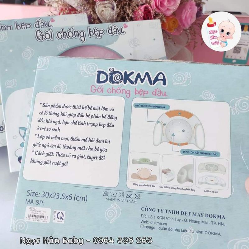 Gối cao su non chống bẹp đầu Dokma DS107