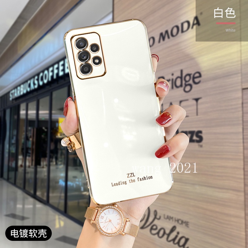 Ốp Điện Thoại Silicone Mềm Mạ Điện Cho Samsung Galaxy A53 A33 A73 A23 LTE M23 M33 5G A13 4G