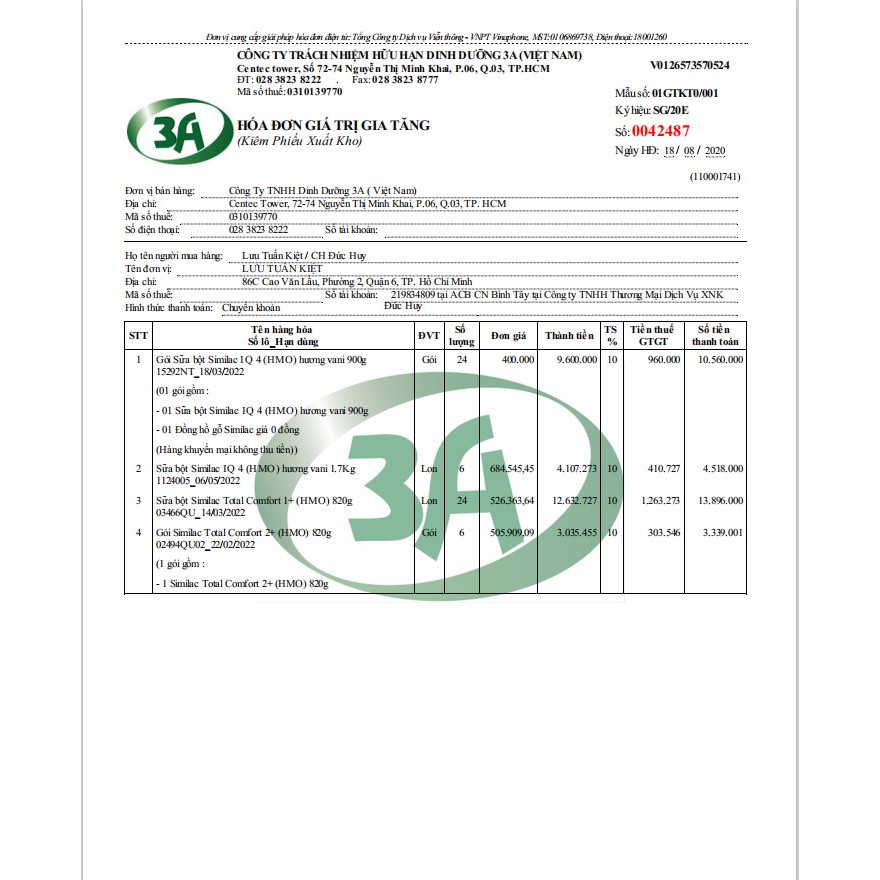 Sữa bột Abbott Similac IQ HMO 4 1.7kg_Duchuymilk