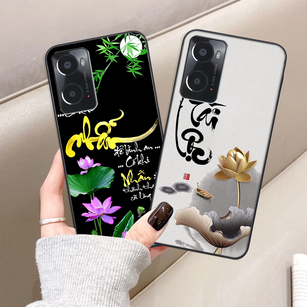 Ốp lưng Oppo A36 / A76 / A96 4G in hình chữ tài chữ lộc, Cha Mẹ, bình an SIÊU ĐẸP