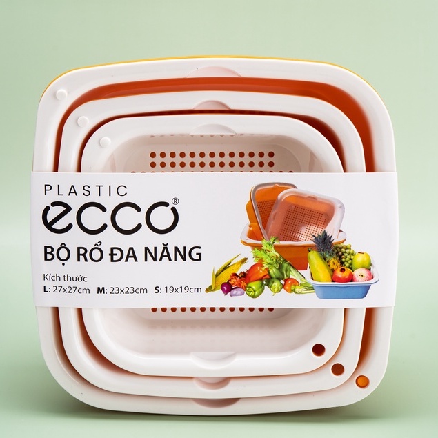 Bộ thau rổ nhựa cao cấp, thau chậu nhựa kèm rổ đựng đồ đa năng - Hàng Chất Lượng Cao