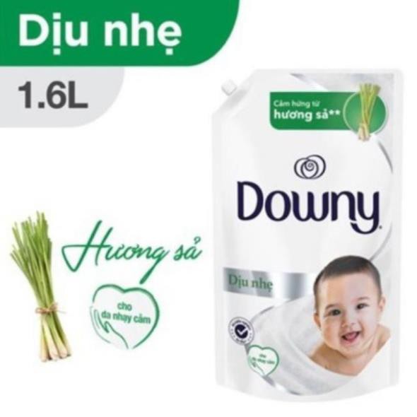 Nước xả vải Downy hương sả dịu nhẹ túi 1,6lít