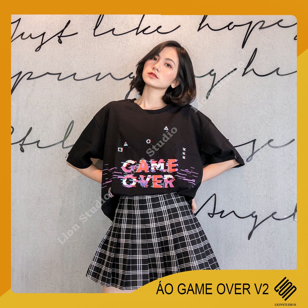 Áo game_over_v2 tay lỡ dáng rộng, hàng thiết kế SIÊU đẹp [cam kết hoàn tiền nếu không đúng chất lượng] | BigBuy360 - bigbuy360.vn