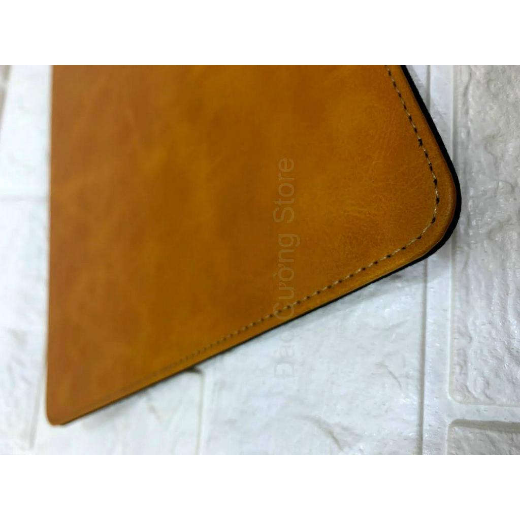 Lót chuột da kiêm sạc không dây điện thoại - phong cách Retro Leather tấm thảm di chuột êm ái sang xịn chất lượng cao