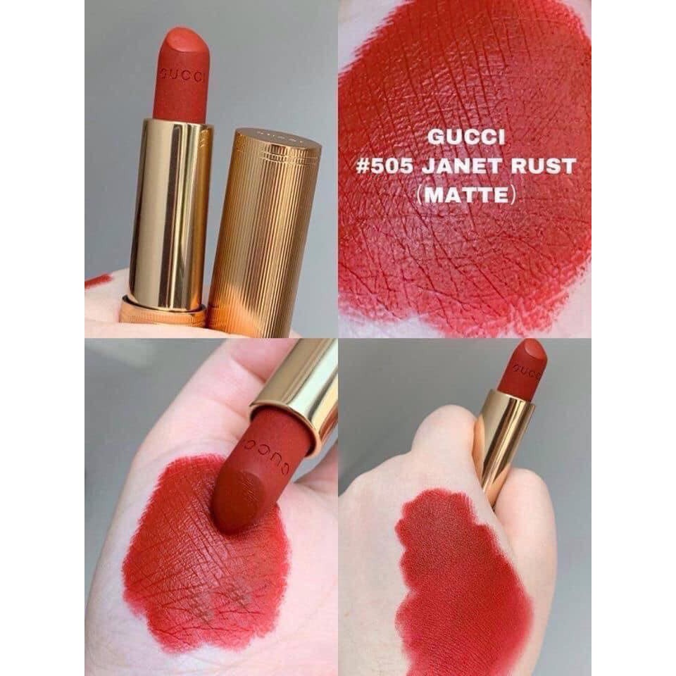 Son Lì Gucci Rouge À Lèvres Mat Màu 505 Janet Rust | BigBuy360 - bigbuy360.vn