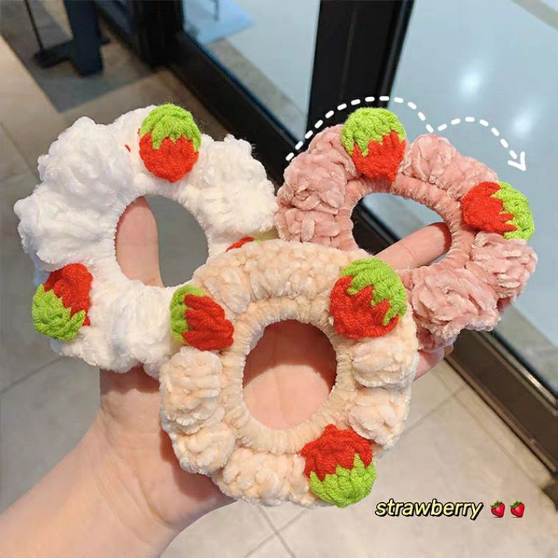 Scrunchies len handmade