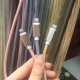 Dây Sạc Iphone, Android Dài 3m Bọc vải dù siêu bền