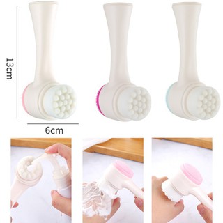 Cọ Rửa Mặt 3d Hai Mặt Tiện Dụng