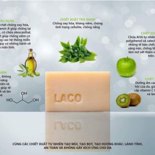 Xà bông organic laco