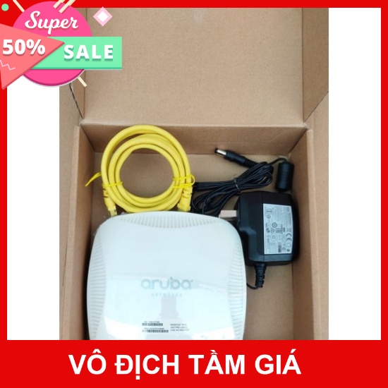 🍀Bộ Phát Sóng Wifi Mesh Aruba 205 chuẩn AC Loại Nhất New 99% - Còn tem hãng Serial mặt trước