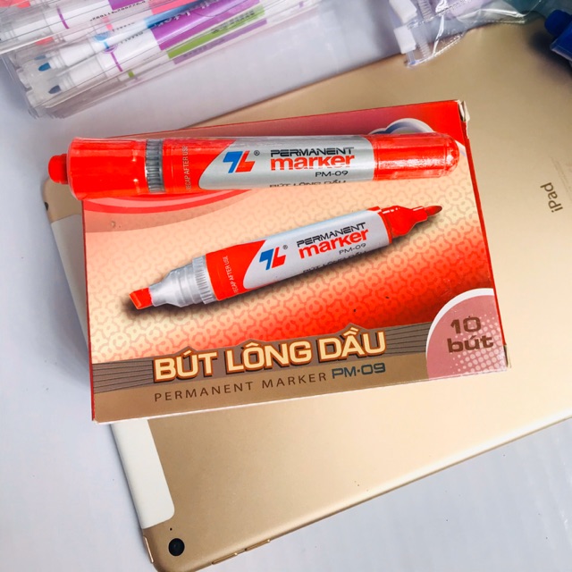 Bút Lông Dầu PM-09 [ 2 Đầu Bút 0.8 - 6.0mm ]