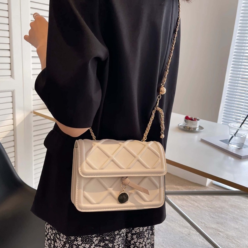 Túi đeo chéo nữ kết hợp đeo vai thời trang Zmin, chất liệu da PU cao cấp - T005