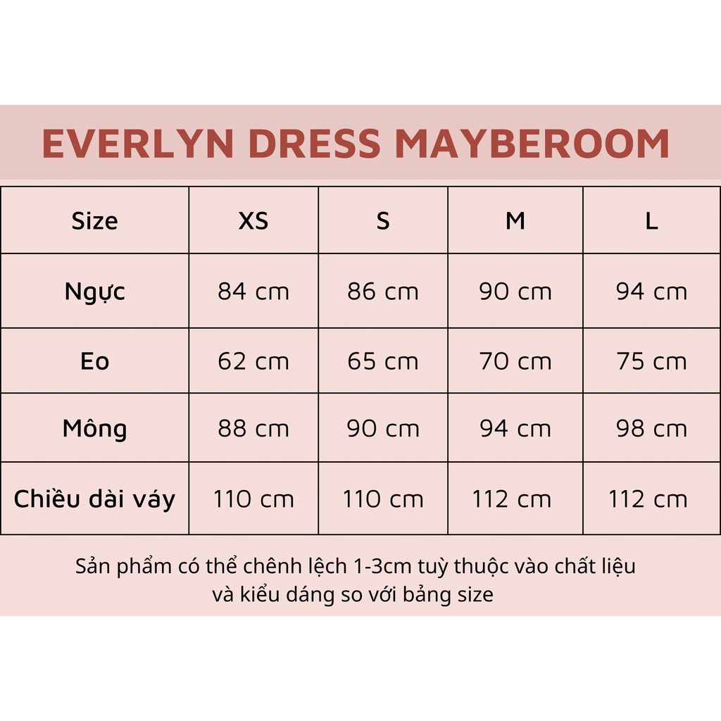 Váy hoa dáng xoè bồng Everlyn Mayberoom