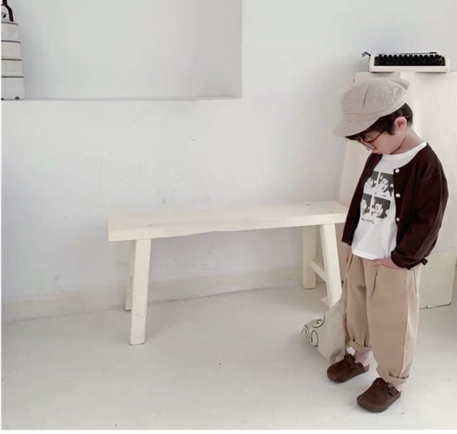 Áo len cadigan bé trai bé gái Korean