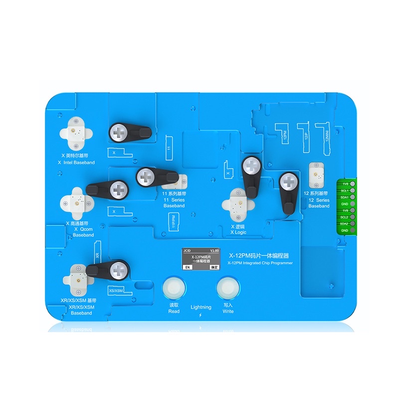 JC BLE X-12 thiết bị hỗ trợ đọc ghi chip Baseband, Logic, eeprom cho i.Phone X - 12PRM