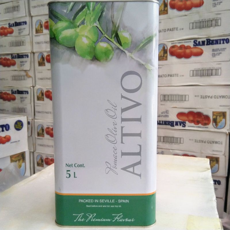DẦU OLIU POMACE OLIVE OIL ALTIVO 5L TÂY BAN NHA (Nhập khẩu chính hãng)