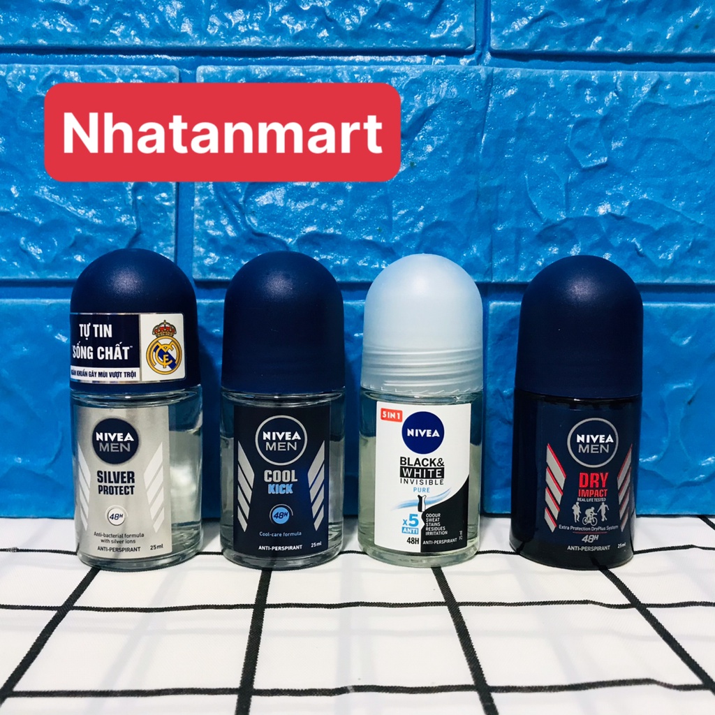 Lăn khử mùi NIVEA MEN 25ml Thái Lan