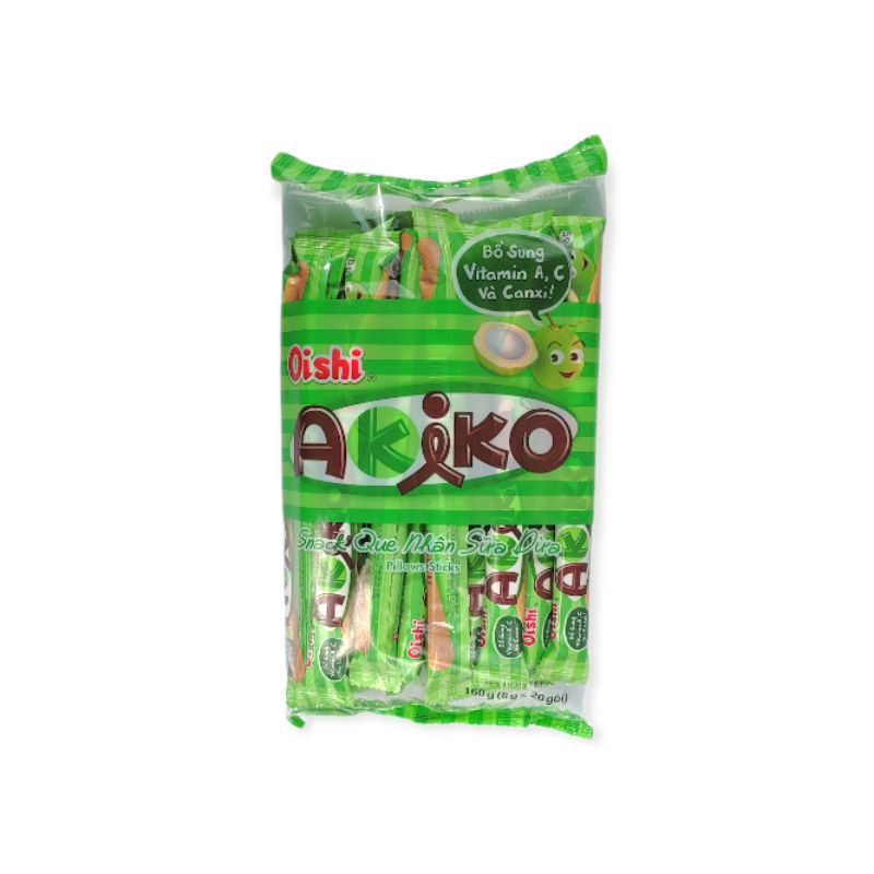 Thùng bánh que Akiko 10 túi 160g