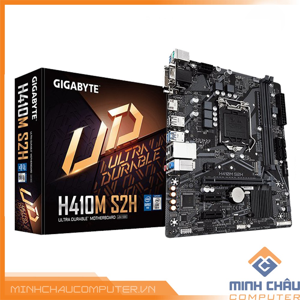 MAINBOARD GIGABYTE H410M S2H - CHÍNH HÃNG