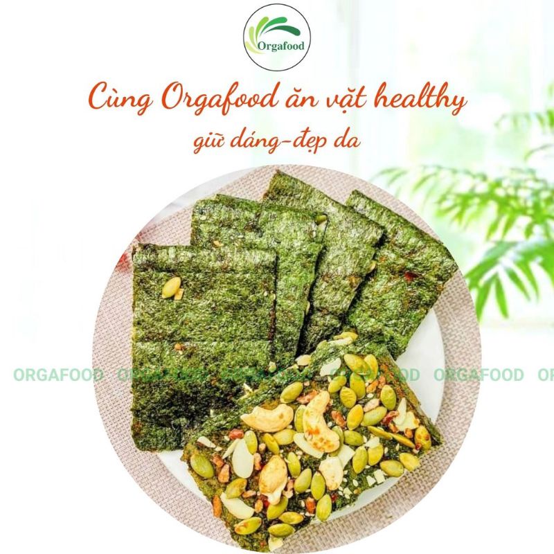 Rong biển kẹp hạt dinh dưỡng ăn liền eatclean&amp; healthy.