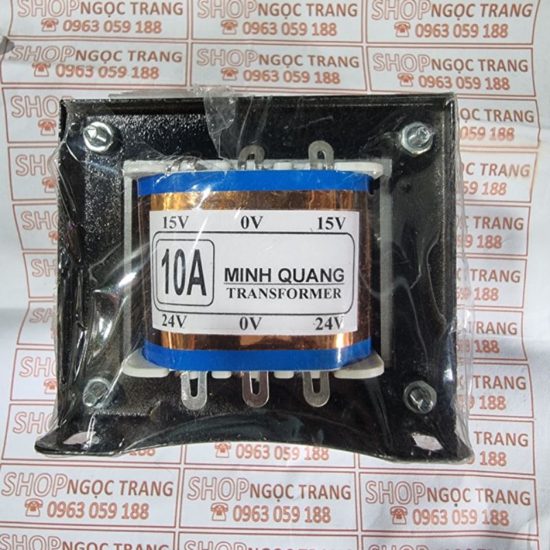 Biến Áp 10A - 15V -24V Đối Xứng