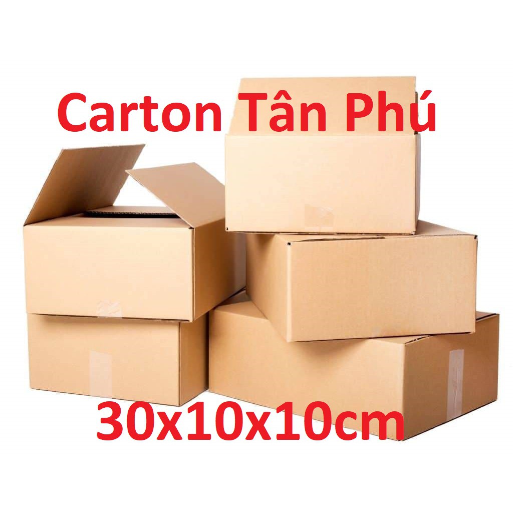 30x10x10 cm - Combo 10 hộp carton GIẢM GIÁ