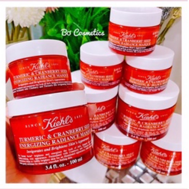 Mặt Nạ Nghệ Việt Quất Tumeric & Cranberry Seed Energizing Radiance Masque Kiehl’s