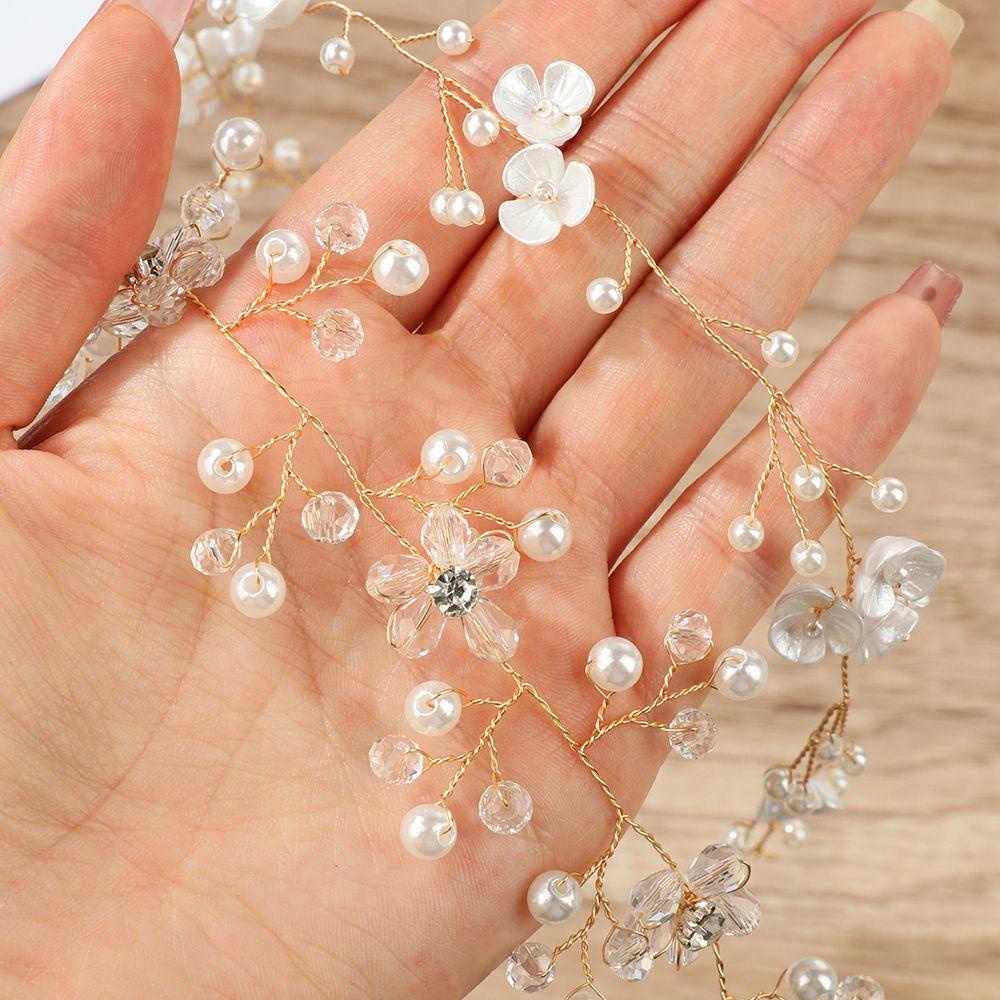 Băng Đô Hoa Cài Tóc Xinh Xắn Cho Cô Dâu