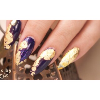 Giấy foil vàng/bạc dùng trang trí móng tay