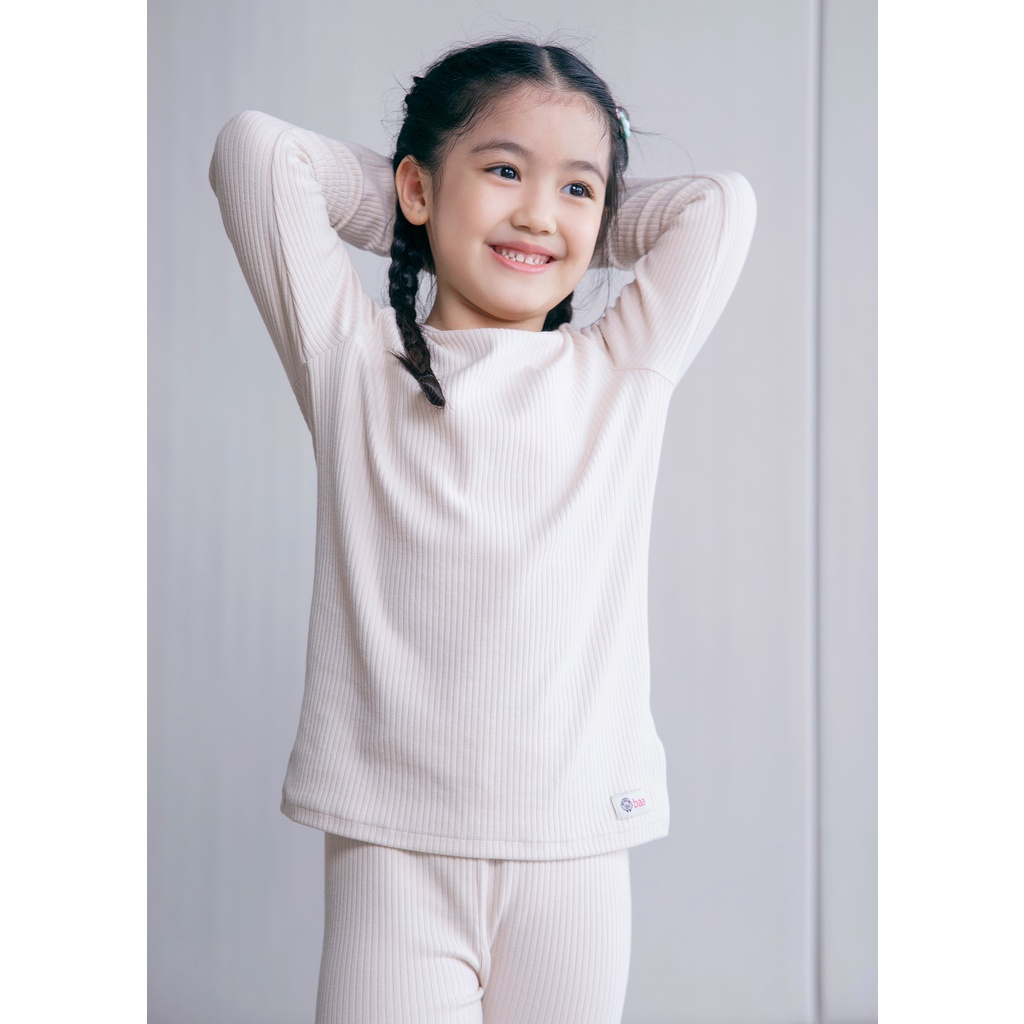 Đồ bộ quần áo dài tay thun gân bé trai bé gái BAA BABY cotton từ 1-7 tuổi - UT-DB07D