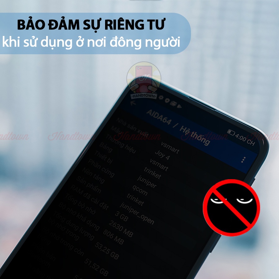 Cường Lực Chống Nhìn Trộm Xiaomi Redmi Note 11 11S bản DGW Full màn full keo 9H chống trầy xước va đập bụi bẩn Handtown