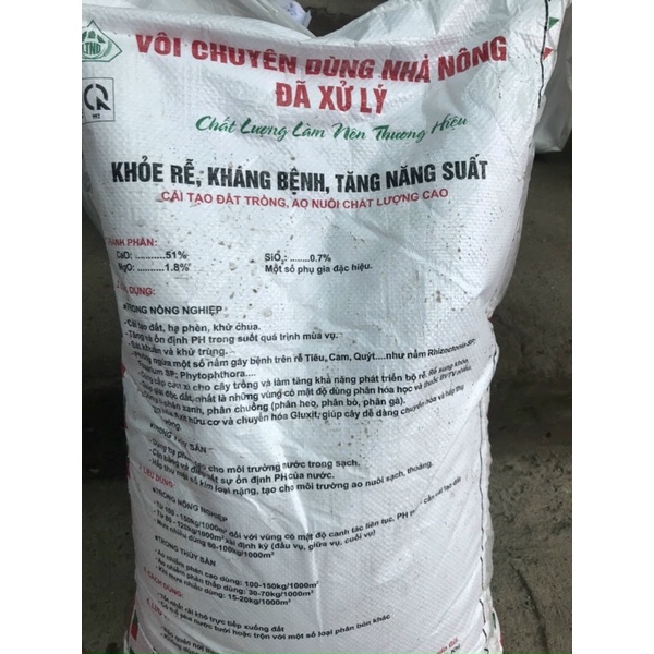 Vôi bột nông nghiệp 1kg