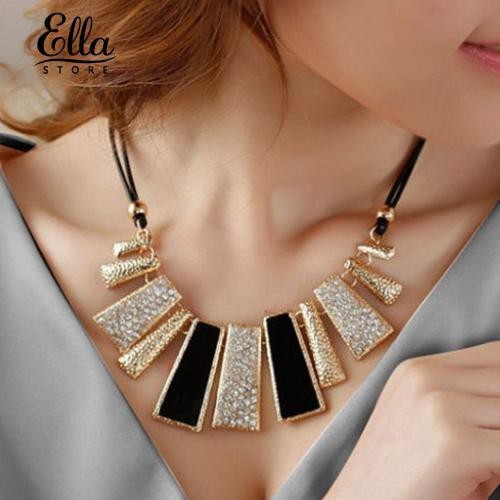 Dây chuyền Vòng cổ dự tiệc đính đá bản dẹp