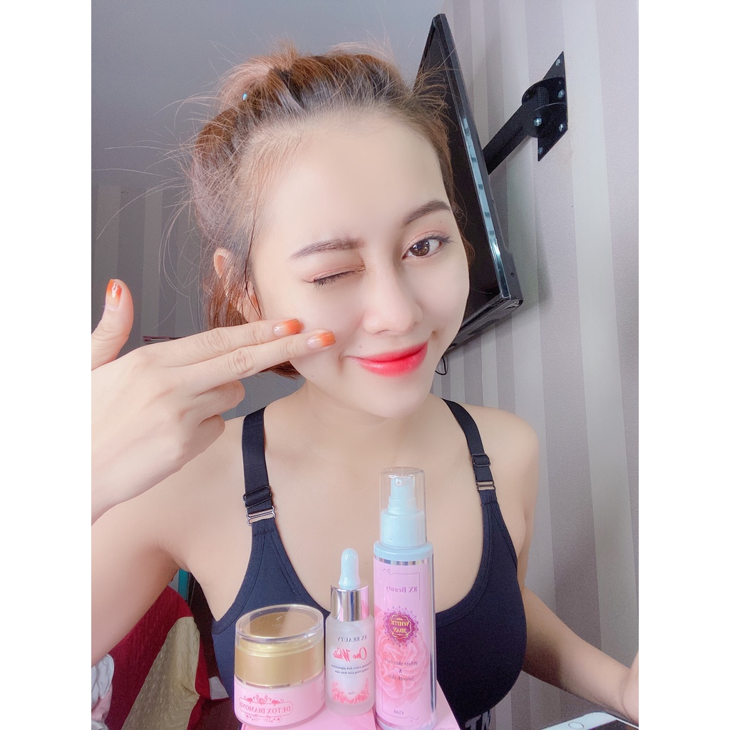 Kem Ủ Trắng Mặt Tinh Chất Sâm Đen White 3 Day 8x Beauty Ủ Trắng Mặt 80ml