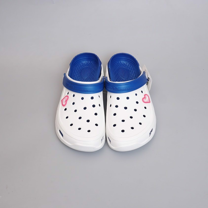 [Mã SKAMLTSM9 giảm 10% đơn 99K] [Thanh lý lỗ] Giày sục urban nam nữ siêu nhẹ - Trắng lòng xanh | BigBuy360 - bigbuy360.vn