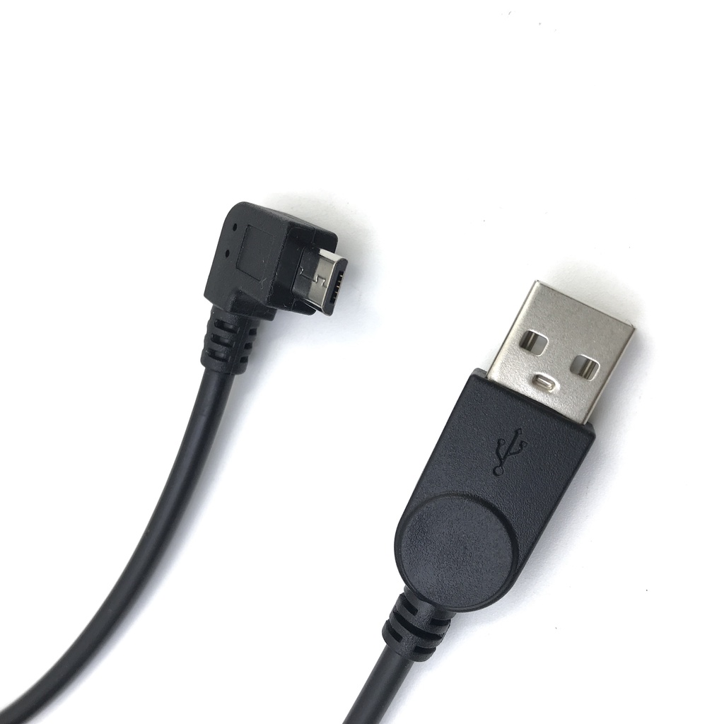 Cáp Chuyển Đổi Cổng Micro USB Bẻ Góc Vuông 90 Độ Dài 25cm 50cm Cho Máy Tính Bảng 5ft 1m