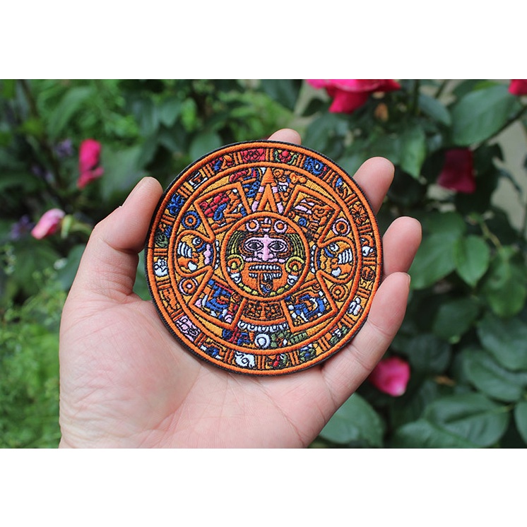 Patch mặt trời đá_lịch người Maya