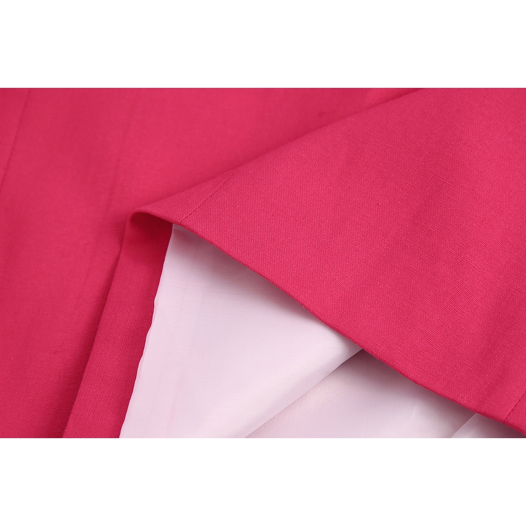 Zara Morocco full tag - Đầm Zara hồng khoét eo thời trang DT9KBG85N10