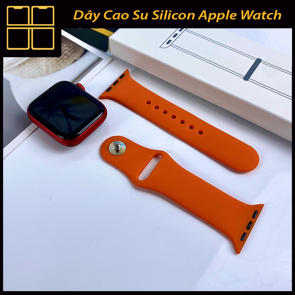 Dây Cao Su Apple Watch Silicon Cao Cấp Rất Nhiều Màu Sắc Đủ Size 38mm/40mm/42mm/44mm 88Mobile