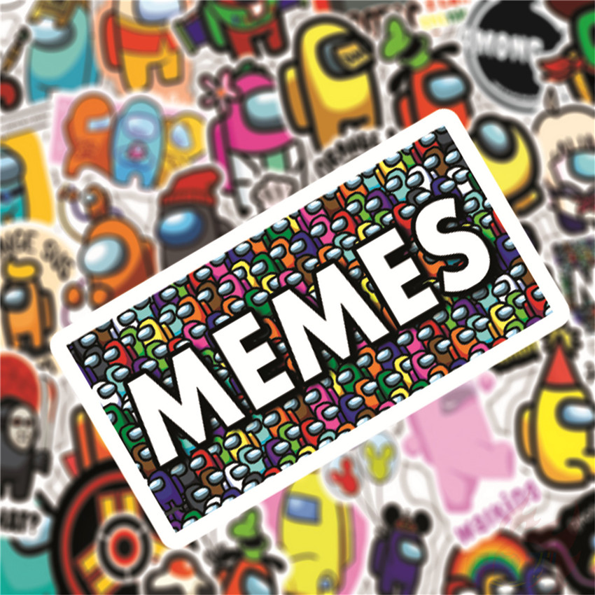 ❉ Among Us - Series 06 Innersloth Games Stickers ❉ 50Pcs/Set Waterproof DIY Fashion Decals Doodle Stickers