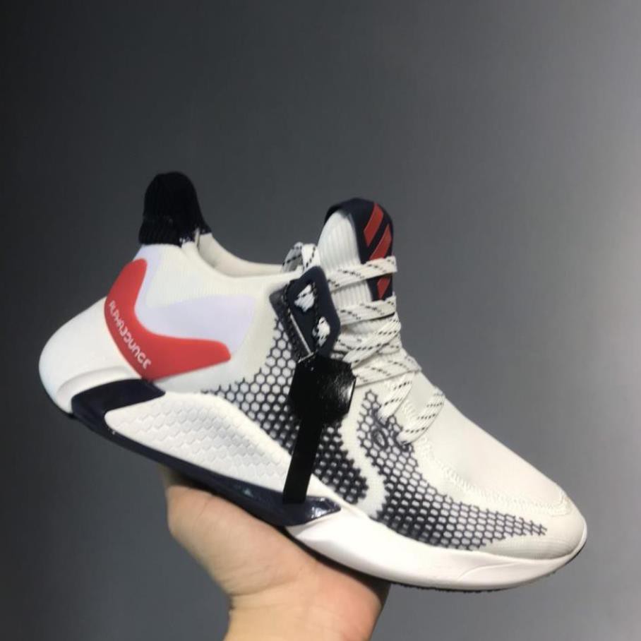 Giày học sinh ALPHABOUNCE Trắng Gót Đỏ [Chuẩn 1:1 Full box/bill]